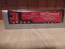  Herpa Gebr.Markewitsch MB Actros Meusburger Schwerlasttransport  1:87 Umbau