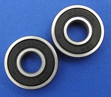 2 Stück Kugellager 6000 2RS (10x26x8 mm) Rillenkugellager