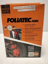 Foliatec Bremssattel Lack Set, Hitzebeständig, Komplettsatz für 4 Bremssättel,