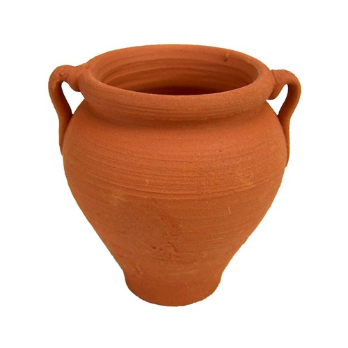 Amphore aus rotem - , ton