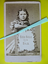 CDV Werbe Foto 1860 1870