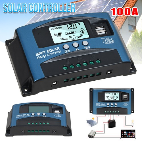 Solar laderegler 100a mppt - solar,