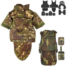Schutzweste Army kugelsichere Weste SK4 Woodland o.Vegetato Schussweste NC4-09