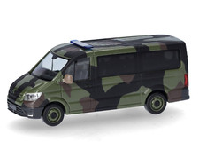 HERPA Militär Modell 1:87 MAN TGE Bus Flachdach Rheinmetall Bundeswehr 700825