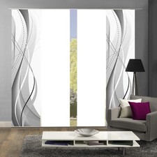 4er-Set Flächenvorhang, Deko