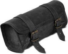 Handgefertigt Schwarz Leder