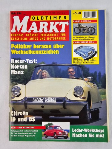 Oldtimer markt heft august - markt,