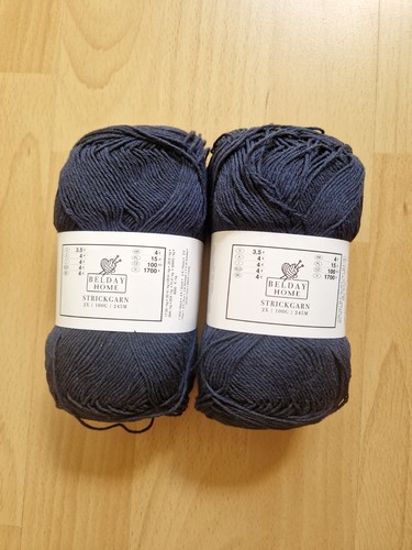 Dunkelblau strickgarn - dunkelblau,