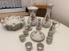 Mokka Set  13- teilig von Chodziez aus Polen- Blumen,Rosen 