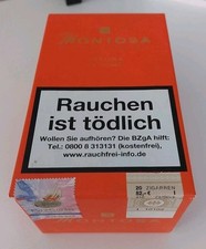 Zigarrenkiste/ Pappe/ leer/ Montosa-Corona/ Aufbewahrung/ Cigarren-Box/ Raucher