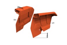 Schutzblech Kotflügel Paar für Massey Ferguson MF 135