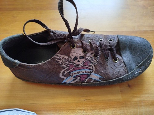 Schuhe stoffschuhe braun wie - stoffschuhe,