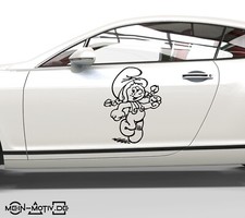 Aufkleber Die Schlümpfe-Sassette - Sticker für alle glatten Flächen