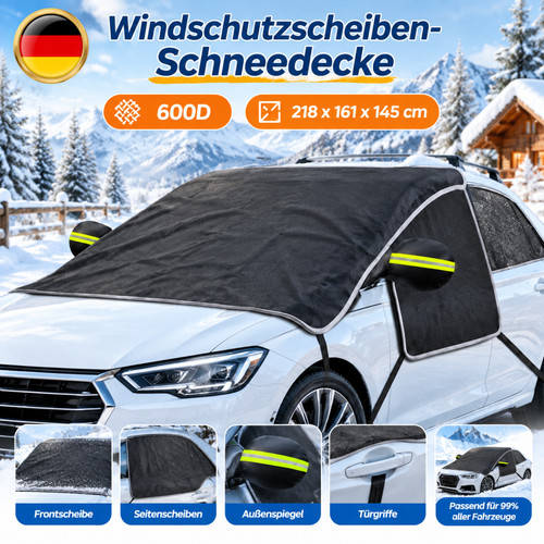 Auto-Windschutzscheiben-Schnee