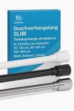 Duschvorhangstange Duschvorhang Stange Teleskop Klemm Kleider Vorhang  Ständer
