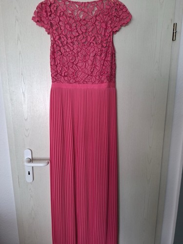 Damen abendkleid lang pink - abendkleid,