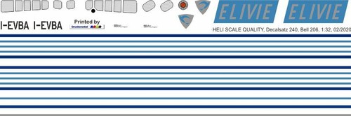 Decal 240 bell 206 - 240, ranger