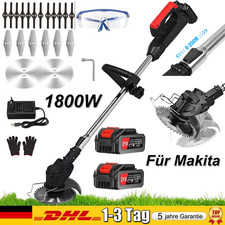1800w akku rasentrimmer mit - akku, 2