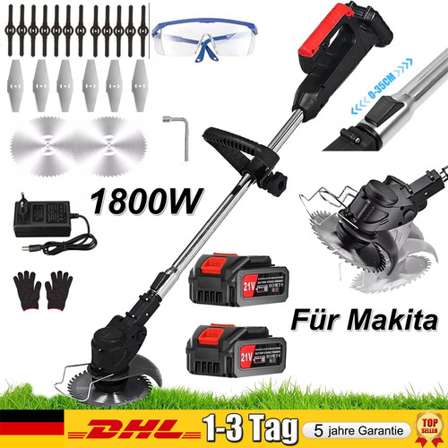 1800w akku rasentrimmer mit - 1800w, 2