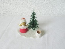 alter DDR Kerzenhalter Weihnachtsfigur Engel Weihnachten Deko (E2)