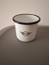 Emaille Kaffeetasse "Mini Logo" - Tasse Becher Mug Trinkbecher Cooper BMW