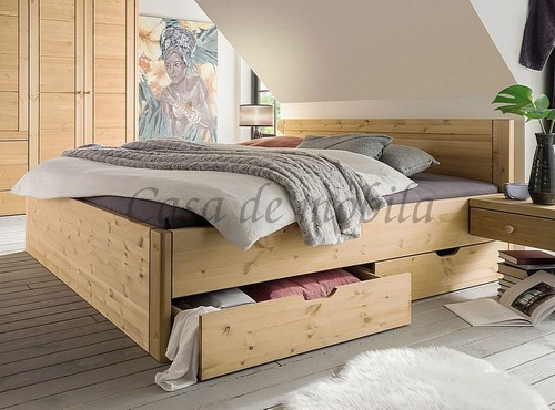 Massivholz doppelbett - massivholz,