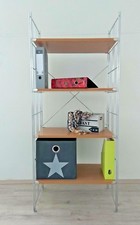 Metallregal Chrom mit 4