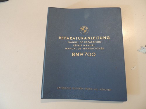 Bmw 700 werkstatthandbuch - bmw,
