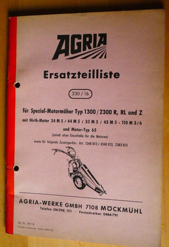 Agria spezial motormäher - agria,