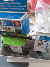 9 leere Druckerpatronen. Original Hülle 344 Tricolor leer