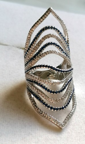 Silber ring 925 cocktail - silber,