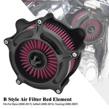 Matt Schwarz Luftfilter Roter