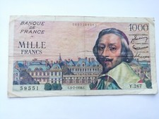 Banque france 1000 mille - banque, de