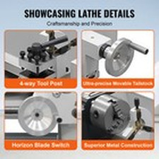 22×60cm Metalldrehmaschine