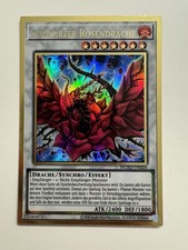Yu-Gi-Oh! Schwarzer Rosendrache MGED-DE026 Premium Gold Rare 1. Auflage NM
