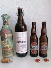 4 leere Bierflaschen 2 Liter -