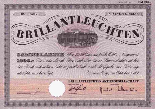 Brillantleuchten lippold 1989 - brillantleuchten,