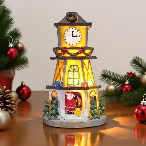 Beleuchtete weihnachten dorf - beleuchtete,