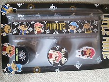 Little Pirate Bleistift Lineal Anspitzer Radiergumme Klemme Schreibwaren