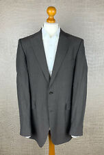 STRELLSON Herren Gr. 98 Sakko Schurwolle & Leinen Jacke Jacket Business #311