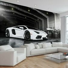 Sport Super Maschinen Auto High Speed Flugzeug Tapete Wandbild Foto Poster Kinder