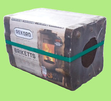 REKORD Kohlebrikett Kohle Briketts Braunkohle 10 kg in Folie 10kg