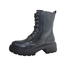 Post Xchange  Damenschuhe Schnürstiefel Schwarz Freizeit