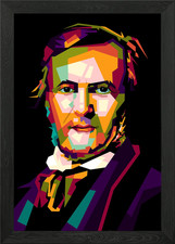 Richard Wagner gerahmtes