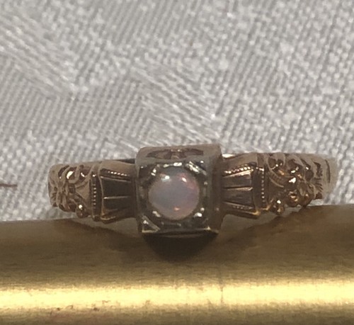 Ring opal antik 9ct gold - opal,,
