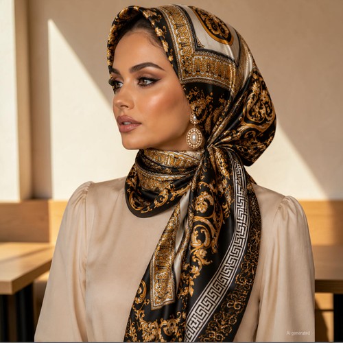 Luxus damen seidenschal orient - damen,