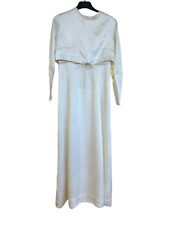 Brautkleid Damen Dress Hochzeitskleid Gr. 38 Creme Bolero Elegant Hochzeit Kleid