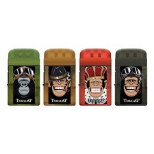 Feuerzeug Gas Jet Feuerzeuge Lighter neue Motiv Design Serie King Monkey Affen