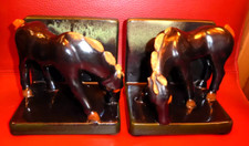 !!!! ART DECO CARSTENS-GRÄFENRODA  SCHÖNE BUCHSTÜTZEN PFERD KERAMIK !!!!