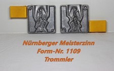 Nr.1109 - Nürnberger Meisterzinn, Trommler - Zinngießformen, Zinnfigur, Zinnform